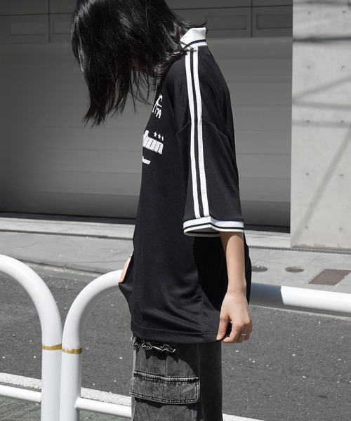 セール】25SS 襟付き半袖サッカーTシャツ ユニフォームライク