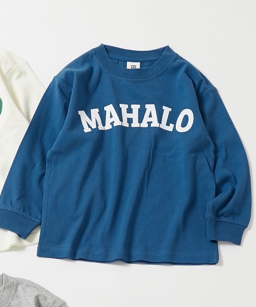 devirock（デビロック）の「綿100% デビラボ プリント袖リブ 長袖Tシャツ（Tシャツ/カットソー・キッズ・グレー系その他/ブラック系その他2/ブルー系その他2/ホワイト系その他/オレンジ系その他2/ブラック系その他4/オレンジ系その他/ブラック系その他/ブラック系その他3/グレー系その他6/ブルー系その他/グレー系その他2/グレー系その他3/グリーン系その他/グレー系その他4/グレー系その他5・90cm/100cm/110cm/120cm/130cm/140cm/150cm/160cm）」の13枚目の写真