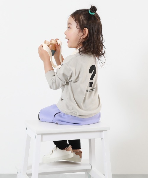 devirock（デビロック）の「綿100% デビラボ プリント袖リブ 長袖Tシャツ（Tシャツ/カットソー・キッズ・グレー系その他/ブラック系その他2/ブルー系その他2/ホワイト系その他/オレンジ系その他2/ブラック系その他4/オレンジ系その他/ブラック系その他/ブラック系その他3/グレー系その他6/ブルー系その他/グレー系その他2/グレー系その他3/グリーン系その他/グレー系その他4/グレー系その他5・90cm/100cm/110cm/120cm/130cm/140cm/150cm/160cm）」の17枚目の写真