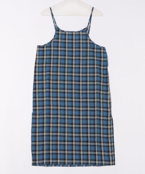 nemne store(ネンネストア)の「【低身長サイズあり】チェック柄キャミワンピース(ワンピース・レディース・ブルー/レッド・SMALL/MEDIUM)」の3枚目の写真