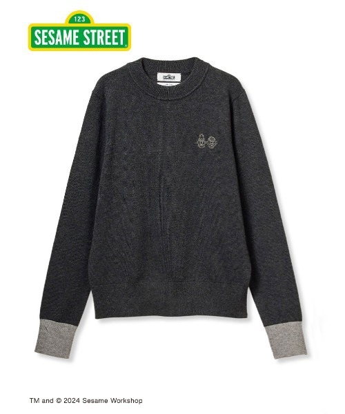Mila Owen（ミラオーウェン）の「【SESAME STREET】クルーネック刺繍