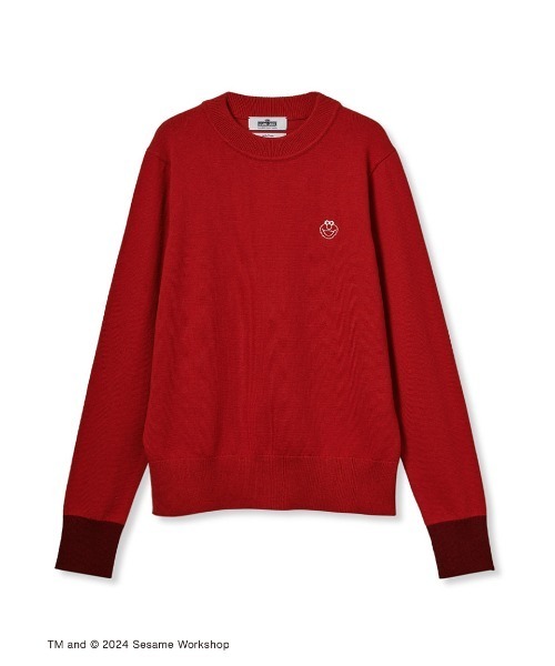 Mila Owen（ミラオーウェン）の「【SESAME STREET】クルーネック刺繍