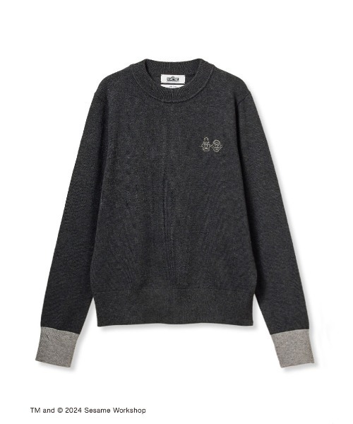 Mila Owen（ミラオーウェン）の「【SESAME STREET】クルーネック刺繍
