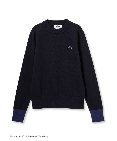 Mila Owen（ミラオーウェン）の「【SESAME STREET】クルーネック刺繍