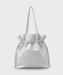 OPAQUE.CLIP | 【A4サイズ対応】ソフト合皮巾着ドローストリングトートバッグ(トートバッグ)