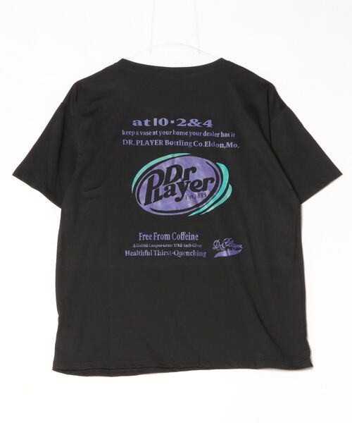 【boohoo】ローズ バックプリント Tシャツ 099 彩空バックプリントTシャツ ~PUT YOUR FEET UP~ | 502EASY