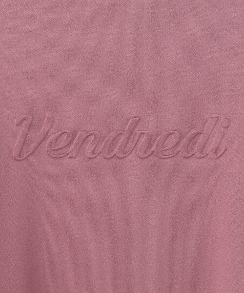 ANY SIS(エニィスィス)の「【洗える】ミニ裏毛エンボスロゴ カットソー(Tシャツ/カットソー・レディース・グレー系/アイボリー系/ピンク系・0)」の17枚目の写真