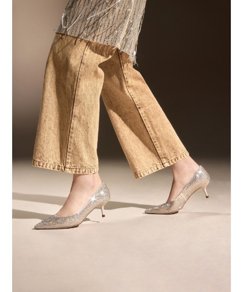 STACCATO(スタッカート)の「ルチェロストーンパンプス(パンプス・レディース・ピンクゴールド/ベージュ・23.5cm/23cm/22.5cm/22cm/24.5cm/24cm)」の15枚目の写真