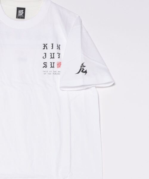 NO WAY(ノーウェイ)の「/KINJAZ/Graphic T(Tシャツ/カットソー・メンズ・ブラック/ホワイト・LARGE/MEDIUM)」の4枚目の写真