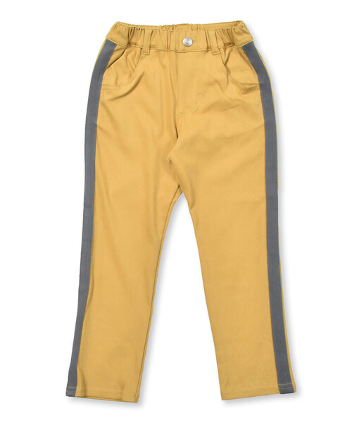 BeBe（ベベ）の「ツイルニットサイドテープロングパンツ(90~150cm)（スウェットパンツ・キッズ・イエロー/ブラック・110cm/120cm/130cm/140cm/150cm/100cm/90cm）」の9枚目の写真