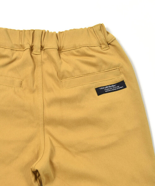 BeBe（ベベ）の「ツイルニットサイドテープロングパンツ(90~150cm)（スウェットパンツ・キッズ・イエロー/ブラック・110cm/120cm/130cm/140cm/150cm/100cm/90cm）」の13枚目の写真