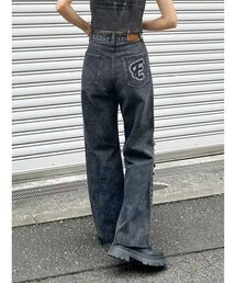 EVRIS | モチーフポケットワイドデニムパンツ(デニムパンツ)