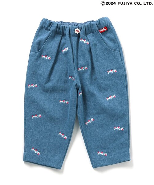 apres les cours（アプレレクール）の「PEKO&POKO デニムパンツ（デニムパンツ・キッズ・インディゴブルー・130/120/110/100/90/80）」の5枚目の写真