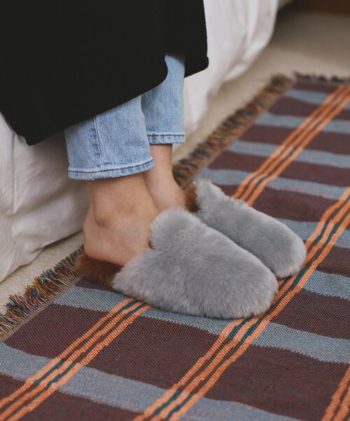 BIRTHDAY BAR（バースデイバー）の「【SAHIR サヒール】Roomshoes two-tone（ルームシューズ/スリッパ・レディース・ブラウン/グリーン・0）」の3枚目の写真