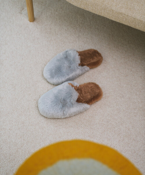 BIRTHDAY BAR（バースデイバー）の「【SAHIR サヒール】Roomshoes two-tone（ルームシューズ/スリッパ・レディース・ブラウン/グリーン・0）」の4枚目の写真