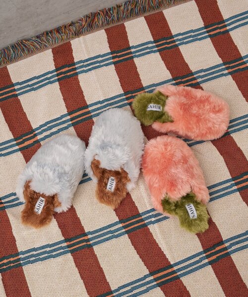 BIRTHDAY BAR（バースデイバー）の「【SAHIR サヒール】Roomshoes two-tone（ルームシューズ/スリッパ・レディース・ブラウン/グリーン・0）」の13枚目の写真