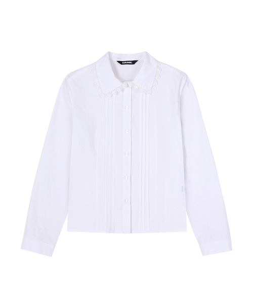 nomnom(ノムノム)の「【CRANK】PINTUCK LACE LONG SLEEVE BLOUSE(シャツ/ブラウス・レディース・オフホワイト・FREE)」の10枚目の写真