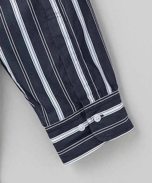 6(ロク)の「【別注】<Brooks Brothers × 6(ROKU)>STRIPE BD SHIRT NAVY(シャツ/ブラウス・レディース・ネイビー・M/XL)」の7枚目の写真