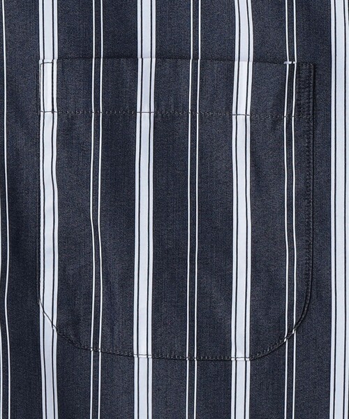 6(ロク)の「【別注】<Brooks Brothers × 6(ROKU)>STRIPE BD SHIRT NAVY(シャツ/ブラウス・レディース・ネイビー・M/XL)」の9枚目の写真