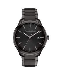「Calvin Klein/カルバンクライン」DEFINE ディファイン - 43mm ブラック ダイヤル SS ブレスレット