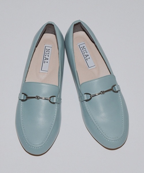 NICAL（ニカル）の「【本革】【NICAL】ラウンドトゥビットローファー/544317（ローファー・レディース・ブラック/アイボリー/ネイビー/ブラウン/グレー/グリーン・23.5cm/24.5cm/25.0cm/22.0cm/22.5cm/23.0cm/24.0cm/25.5cm）」の5枚目の写真