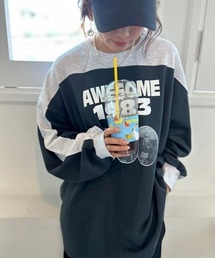 ipugo（イプゴ）の「【FINE BOYS 1月号 掲載】ipugo/イプゴ 1983ロゴオーバーサイズ スウェット（スウェット）」