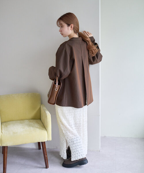 匿名送料込　2023年福袋●Kastane カスタネ●F アウター ワンピース 新色追加/低身長サイズ/2サイズ展開/前後2WAY】B カットフレア