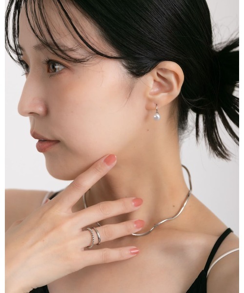 ChooMia（チュミア）の「1粒淡水パールフックピアス（ピアス（両耳用