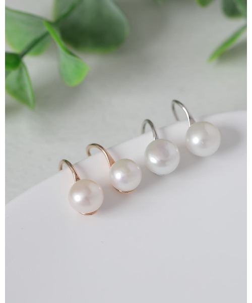 ChooMia（チュミア）の「1粒淡水パールフックピアス（ピアス（両耳用