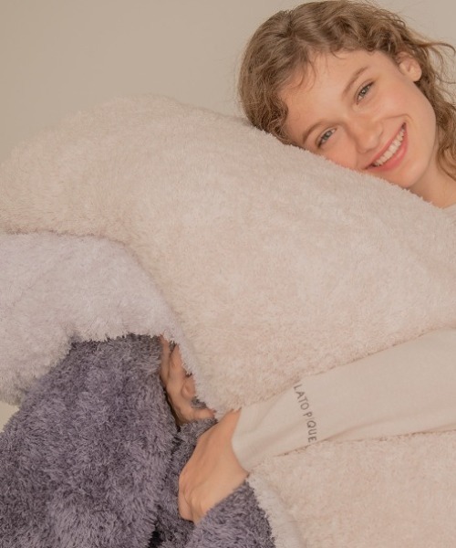 gelato pique Sleep(ジェラートピケスリープ)の「【Sleep】モコモコ 掛けカバー(ダブル)(寝具・レディース・チャコールグレー/ラベンダー/アイボリー・FREE)」の14枚目の写真