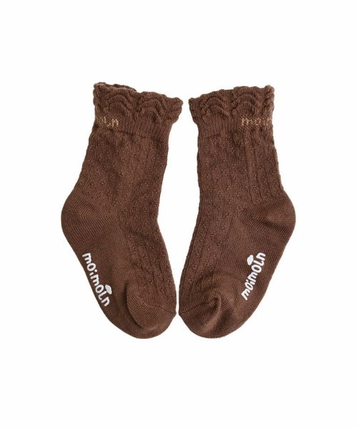 moimoln(モイモルン)の「グウェンソックス(ソックス/靴下・キッズ・ブラウン・12cm/14cm/10cm/16cm)」の1枚目の写真