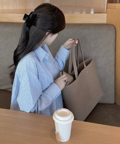 Daniel Wellington（ダニエルウェリントン）の「ダニエルウェリントン ワイドキャンバストートバッグ（トートバッグ・レディース・グレー/ベージュ/ブラック/ブルー/ライトブルー/ネイビー・FREE）」の21枚目の写真