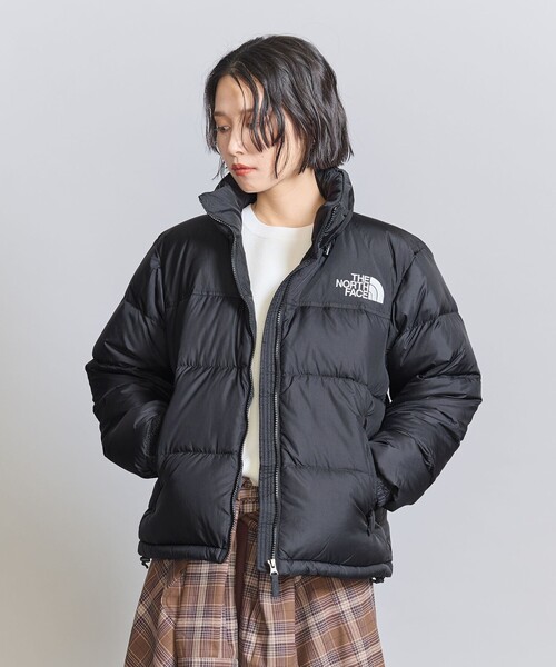 THE NORTH FACE(ザノースフェイス)の「<THE NORTH FACE>NUPTSE ショートヌプシジャケット(ダウンジャケット/コート・レディース・ベージュ/ブラック・L/M)」の6枚目の写真