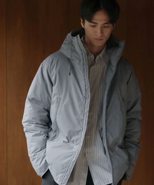 UNDERCOVER 07AW リブ ドッキング ジャケット ハイネック 00s セール】【700フィルパワー】中綿ハイネックルーズスリーブパデッド