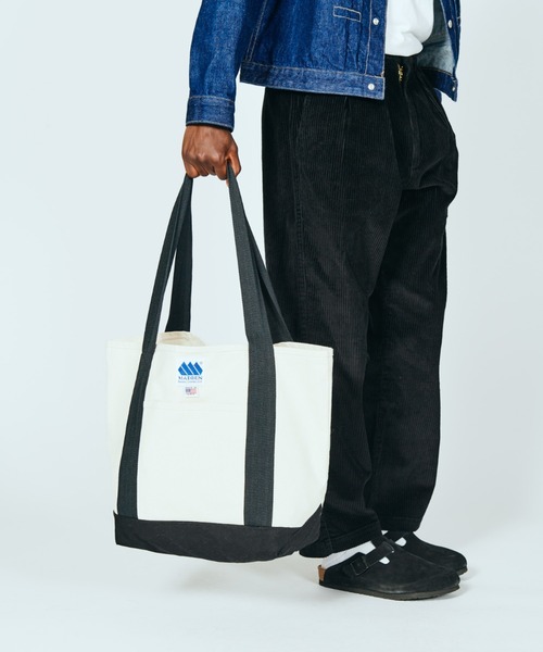 C.E.L.STORE（セルストア）の「MADDEN / メデン ORGANIC CANVAS LARGE TOTE アメリカ製 オーガニックコットン キャンバストートバッグ ラージサイズ（トートバッグ・メンズ・ナチュラル・ONE SIZE）」の14枚目の写真