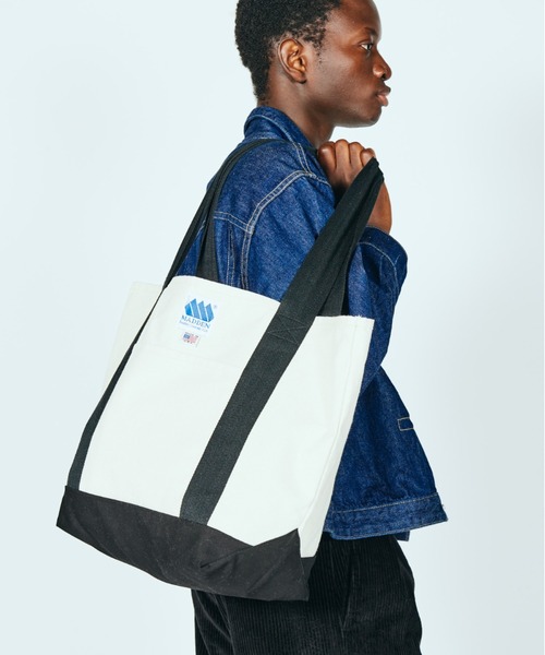 C.E.L.STORE（セルストア）の「MADDEN / メデン ORGANIC CANVAS LARGE TOTE アメリカ製 オーガニックコットン キャンバストートバッグ ラージサイズ（トートバッグ・メンズ・ナチュラル・ONE SIZE）」の15枚目の写真