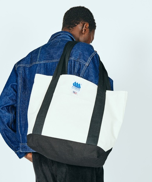 C.E.L.STORE（セルストア）の「MADDEN / メデン ORGANIC CANVAS LARGE TOTE アメリカ製 オーガニックコットン キャンバストートバッグ ラージサイズ（トートバッグ・メンズ・ナチュラル・ONE SIZE）」の6枚目の写真