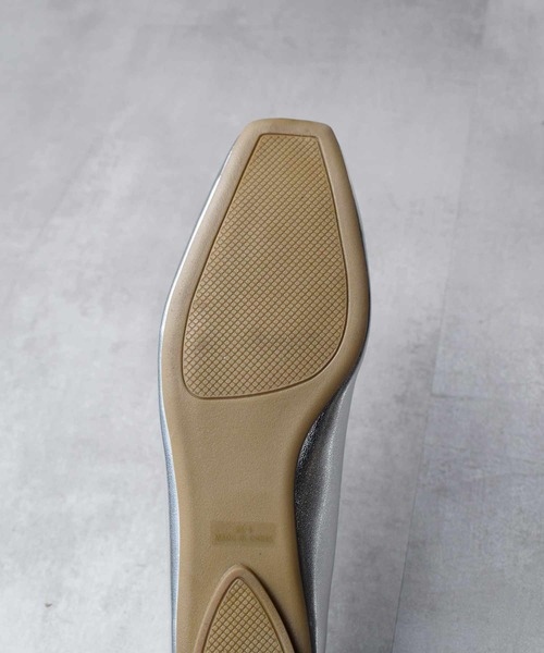 EVOL（イーボル）の「ソフトスクエアトゥバレエ【ブラック・シルバーのみ晴雨兼用】（バレエシューズ・レディース・ブラック/シルバー・22.5/23/23.5/24/25/24.5/22）」の10枚目の写真