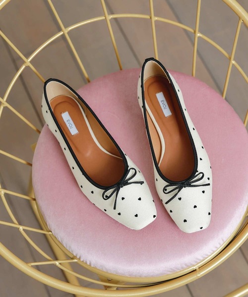 EVOL（イーボル）の「ソフトスクエアトゥバレエ【ブラック・シルバーのみ晴雨兼用】（バレエシューズ・レディース・ブラック/シルバー・22.5/23/23.5/24/25/24.5/22）」の21枚目の写真