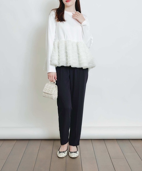 EVOL（イーボル）の「ソフトスクエアトゥバレエ【ブラック・シルバーのみ晴雨兼用】（バレエシューズ・レディース・ブラック/シルバー・22.5/23/23.5/24/25/24.5/22）」の15枚目の写真