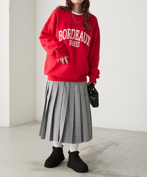 BONLECILL（ボンルシール）の「ボリュームソールサイドゴアブーツ（ブーツ・レディース・ベージュ/ブラック・S/M/L/XL）」の8枚目の写真