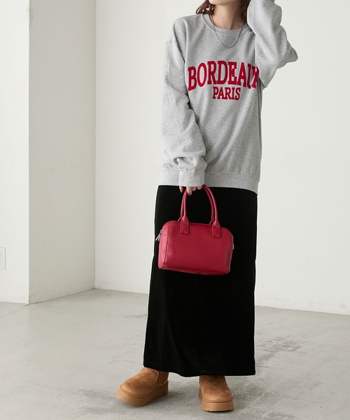 BONLECILL（ボンルシール）の「ボリュームソールサイドゴアブーツ（ブーツ・レディース・ベージュ/ブラック・S/M/L/XL）」の15枚目の写真
