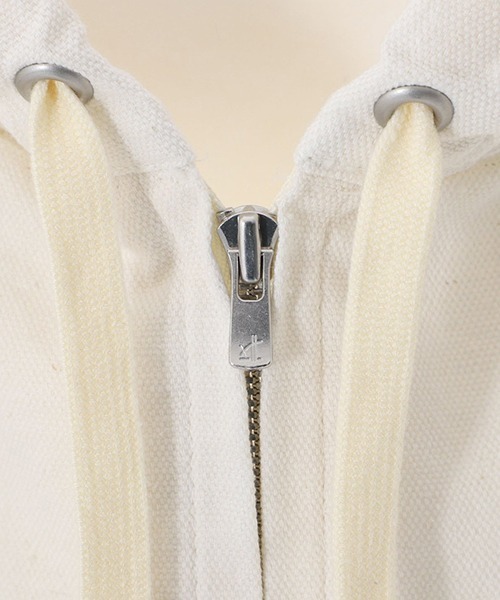 GOLD（ゴールド）の「東洋エンタープライズ GOLD / ゴールド：COTTON/SILK NEP DUCK ZIP PARKA：24A-GL15475[MUS]（パーカー・メンズ・オフホワイト・M）」の4枚目の写真