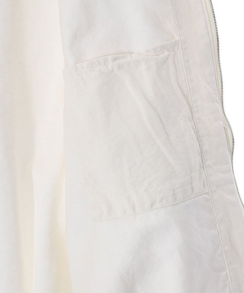 GOLD（ゴールド）の「東洋エンタープライズ GOLD / ゴールド：COTTON/SILK NEP DUCK ZIP PARKA：24A-GL15475[MUS]（パーカー・メンズ・オフホワイト・M）」の5枚目の写真