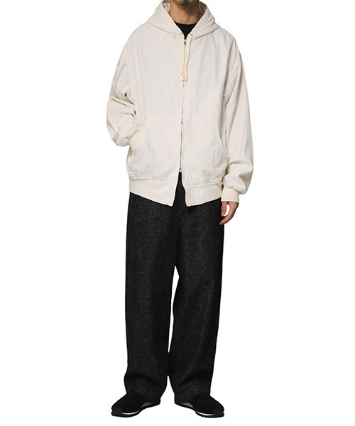 GOLD（ゴールド）の「東洋エンタープライズ GOLD / ゴールド：COTTON/SILK NEP DUCK ZIP PARKA：24A-GL15475[MUS]（パーカー・メンズ・オフホワイト・M）」の11枚目の写真