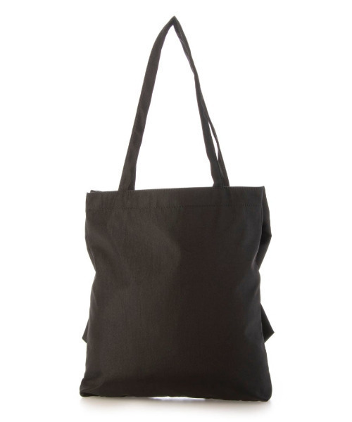 cache cache(カシュ カシュ)の「カシュカシュ cachecache / リボン付タテ型トートバッグ(トートバッグ・レディース・ベージュ/シルバー/ブラック・FREE)」の4枚目の写真