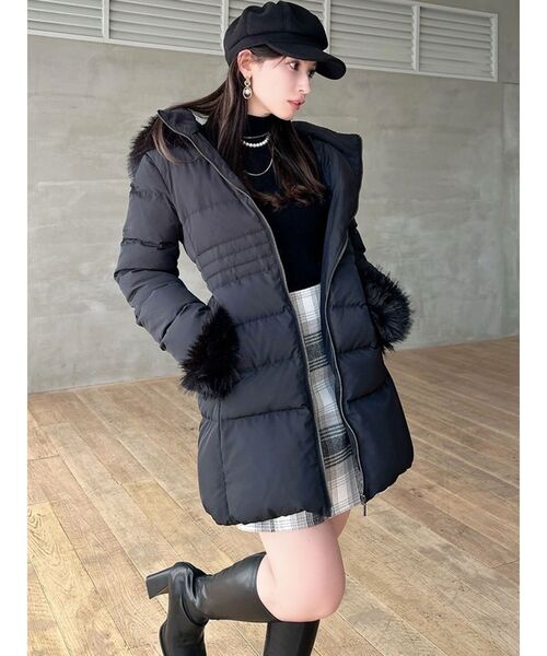 RESEXXY（リゼクシー）の「ハイウエストミニスカート（スカート・レディース・アイボリー/ブラック/その他1・FREE）」の11枚目の写真