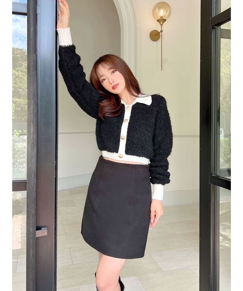 RESEXXY（リゼクシー）の「ハイウエストミニスカート（スカート・レディース・アイボリー/ブラック/その他1・FREE）」の14枚目の写真