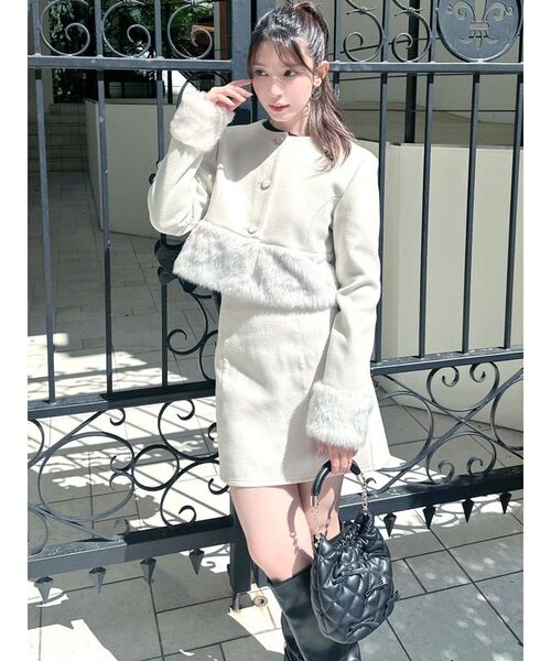 RESEXXY（リゼクシー）の「ハイウエストミニスカート（スカート・レディース・アイボリー/ブラック/その他1・FREE）」の18枚目の写真