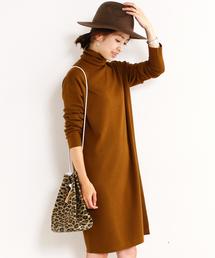 BEAUTY&YOUTH UNITED ARROWS | BY∵ フルニードルタートルニットワンピース◆(ワンピース)